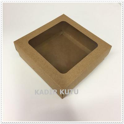 15x15x5 Çerçeveli Kraft Kutu