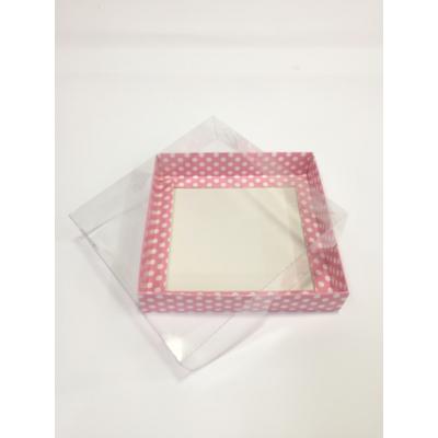 15x15x3 Pembe Puantiyeli Kutu