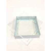 20x20x5 Mavi Puantiyeli Kutu