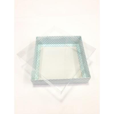 20x20x5 Mavi Puantiyeli Kutu