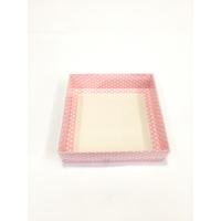 20x20x5 Pembe Puantiyeli Kutu