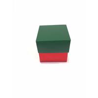 10x10x10 YEŞİL KAPAKLI KIRMIZI KUTU