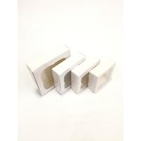 12x12x3 Beyaz Pencereli Kutu