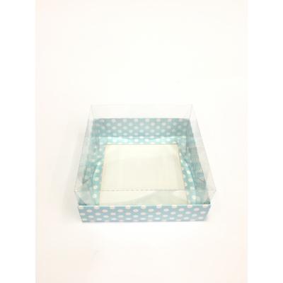 12x12x5 Mavi Puantiyeli Kutu