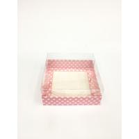 12x12x5 Pembe Puantiyeli Kutu