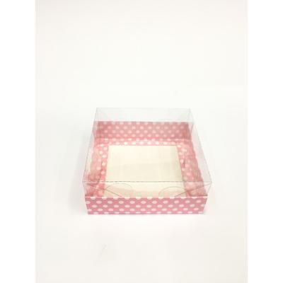 12x12x5 Pembe Puantiyeli Kutu