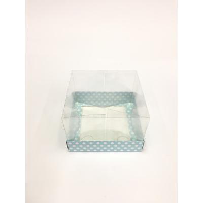 12x12x8 Mavi Puantiyeli Kutu