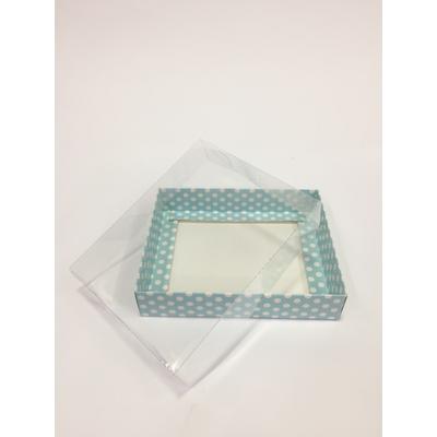 15x12x3 Mavi Puantiyeli Kutu