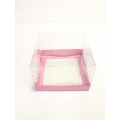 15x15x10 Asetatlı Pembe Kutu