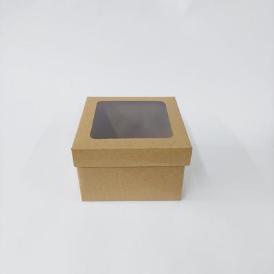 15x15x10 Çerçeveli Kraft Kutu 