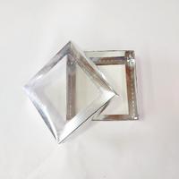 15x15x5 Çerçeveli Gümüş Kutu 