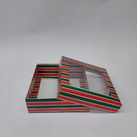 15x15x5 Yılbaşı Desenli Pencereli Kutu