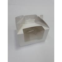16x15x10 BEYAZ PENCERELİ ÇANTA KUTU