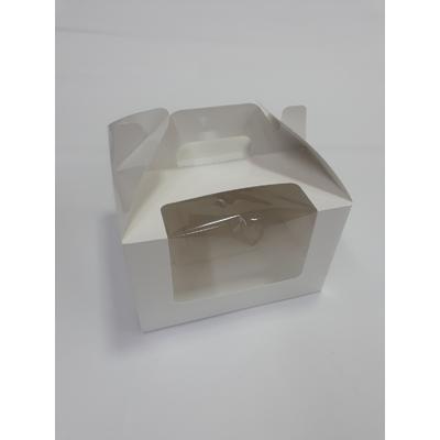 16x15x10 BEYAZ PENCERELİ ÇANTA KUTU