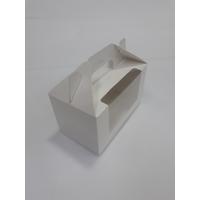 16x9x9 BEYAZ PENCERELİ ÇANTA KUTU