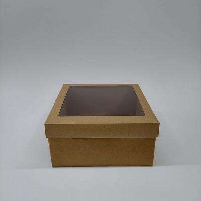 20x20x10 Çerçeveli Kraft Kutu
