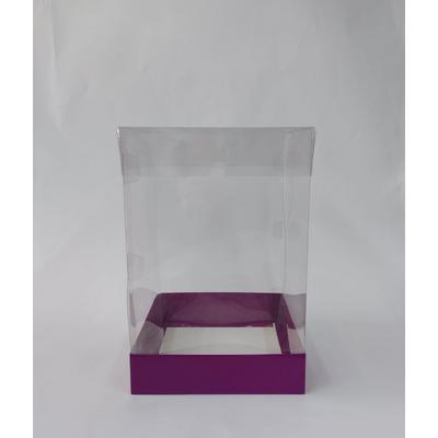 20x20x30 Alt Mor Üst Asetat Kutu