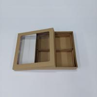 20x20x5 Bölmeli Kraft Kutu