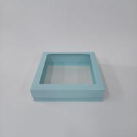 20x20x5 Çerçeveli Mavi Kutu