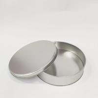 21x6 Oval Gümüş Metal Kutu