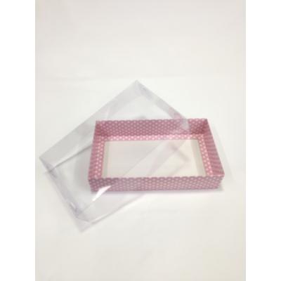25x15x5 Pembe Puantiyeli Kutu