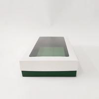 25x15x5 Beyaz Çerçeveli Alt Yeşil Kutu