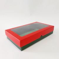 25x15x5 Kırmızı Çerçeveli Alt Yeşil Kutu