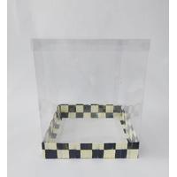 25x25x30 Alt Dama Üst Asetat Kutu