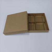 25x25x5 Bölmeli Full Kraft Kutu