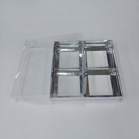 25x25x5 Bölmeli Gümüş Kutu