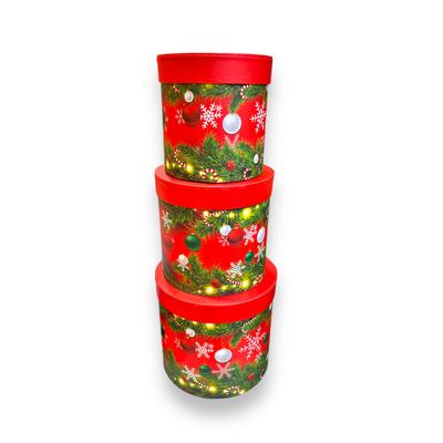 3’lü Set Silindir Yılbaşı Kutusu