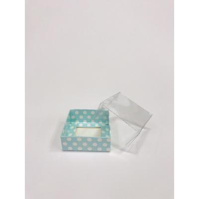 5x5x3 Mavi Puantiyeli Kutu