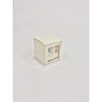 5x5x5 Beyaz Pencerelli Küp Kutu