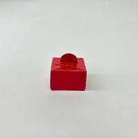 5x5x3.5 Kırmızı Tekli Lokum Kutusu 