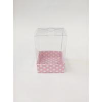 6x6x12 Pembe Puantiyeli Kutu