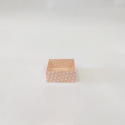 7x7x3 Pembe Puantiyeli Kutu