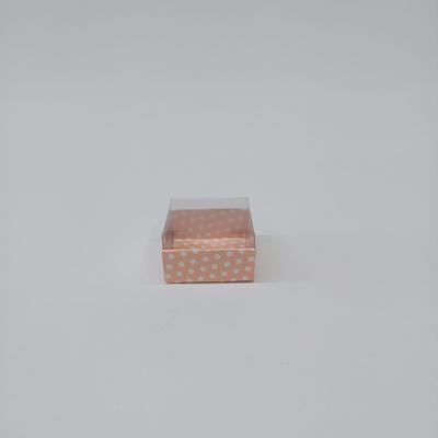 7x7x4 Pembe Puantiyeli Kutu 