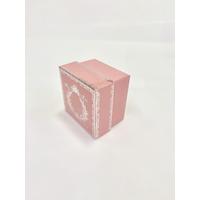 8x8x6 Gümüş Yaldızlı Pembe Kutu