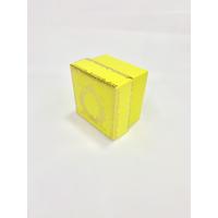 8x8x6 Gümüş Yaldızlı Pembe Kutu