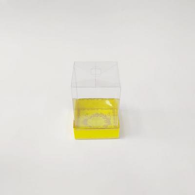 8x8x11 Altın Yaldızlı Sarı Kutu 