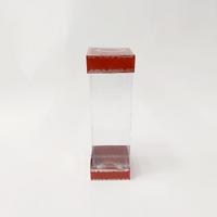8x8x25 Çiftli Gümüş Yaldızlı Bordo Kutu