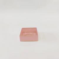 8x8x3 Altın Yaldızlı Pembe Kutu 