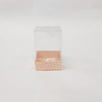 9x9x12 Pembe Puantiyeli Kutu