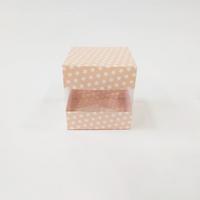 9x9x9 Çiftli Pembe Puantiyeli Kutu