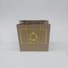 20x20x10 Kraft Altın Yaldızlı Karton Çanta 