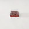 8x8x5 Gümüş Yaldızlı Bordo Kutu